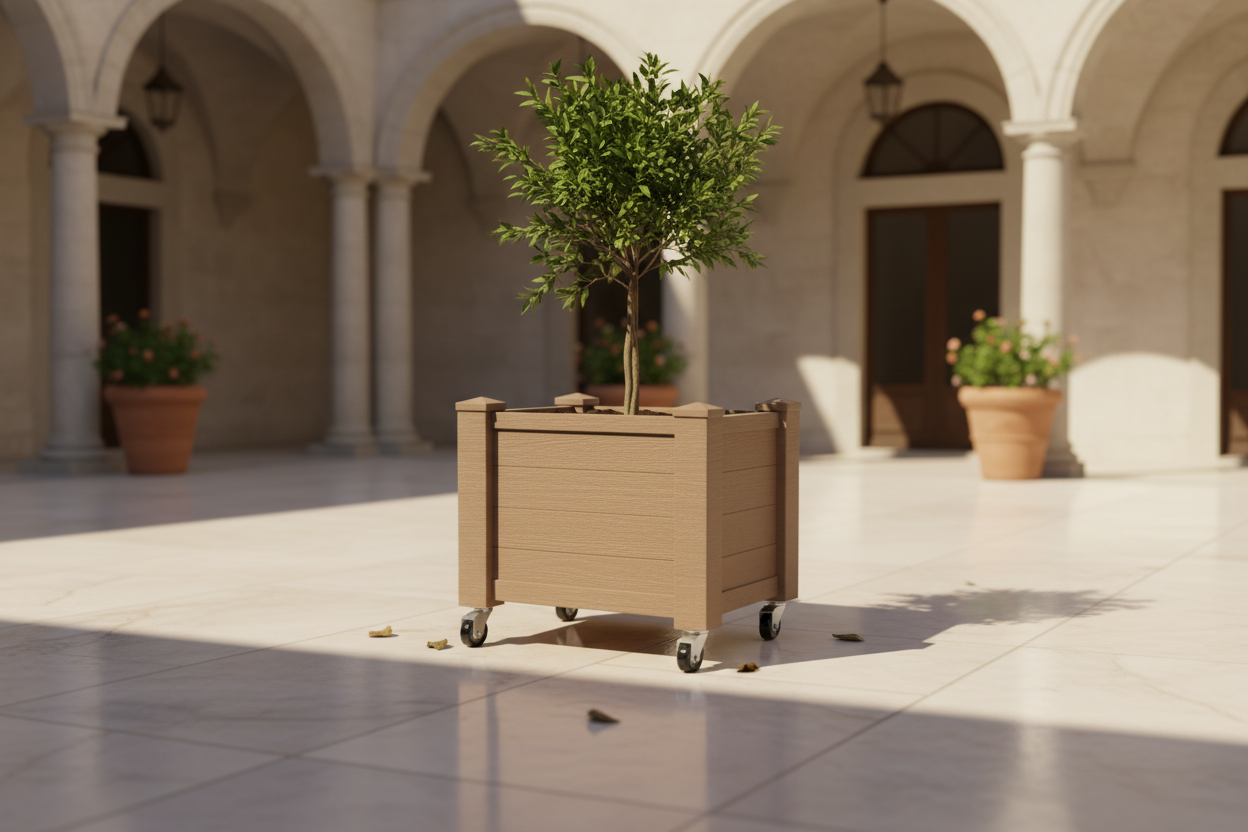 Rolling Planter Box